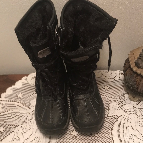 Clarks Privo Sz 6 Faux Fur Lined Winter Boots - Picture 2 of 12